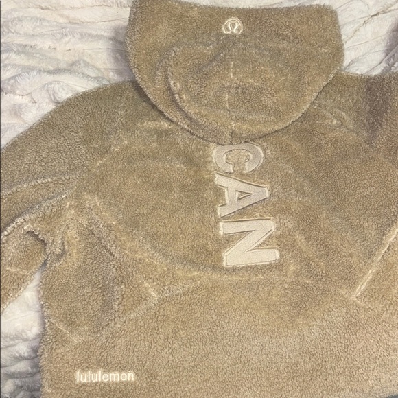 Lululemon Sherpa half zip Hoodie vintage team Canada 2010 - Picture 11 of 12